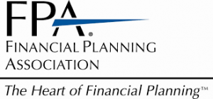 A logo for the financial planning association.